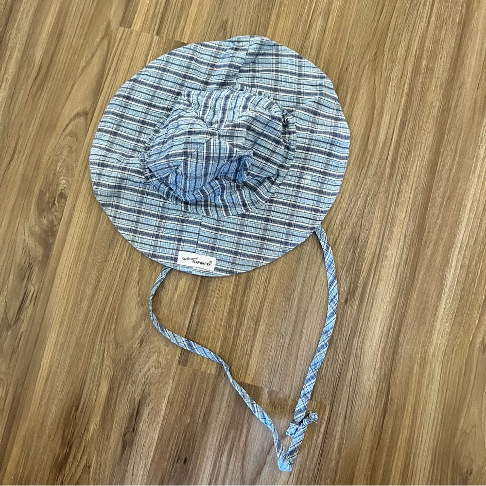 Flap Happy Gingham Plaid UPF 50+ Floppy Hat